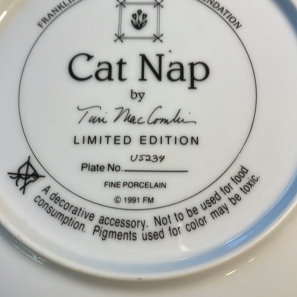 Cat collectors plate - Picture 4 of 5